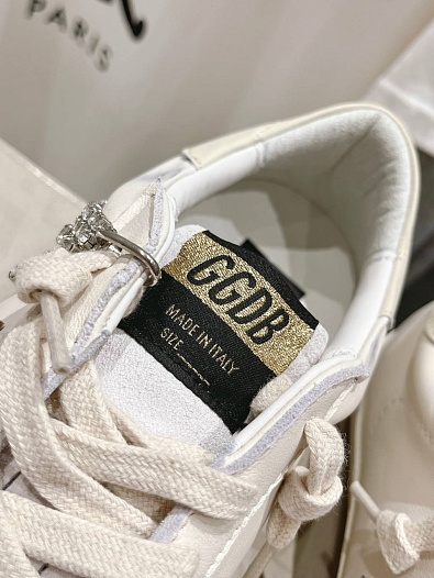 Женские кожаные кроссовки Golden Goose Super Star premium   