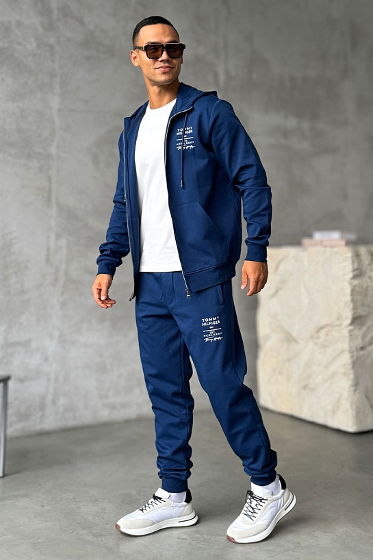 Спортивные штаны синего цвета Tommy Hilfiger