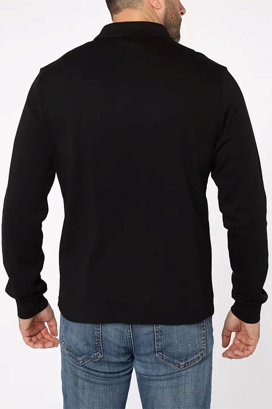 Поло с длинным рукавом Armani Exchange logo-embroidered