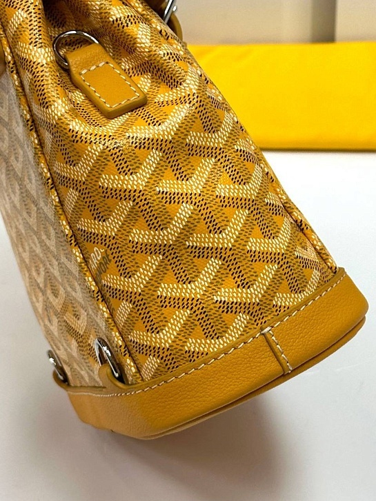 Женский рюкзак Goyard Alpin Mini Premium 23x19x9.5 см - Yellow