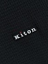Мужское чёрное поло Kiton premium