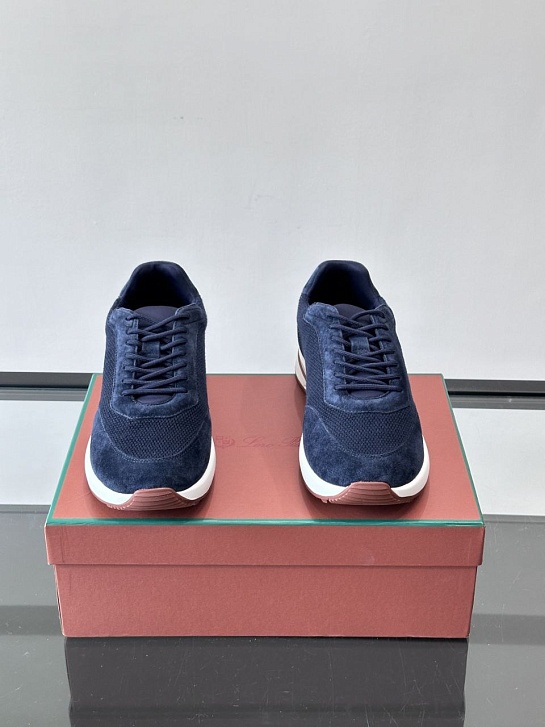 Мужские кроссовки Loro Piana Week End Walk - Navy