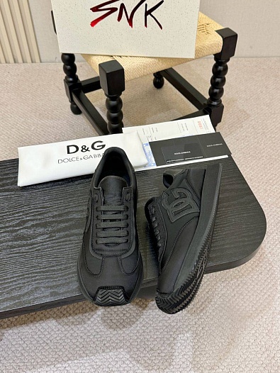 Мужские кроссовки Dolce & Gabbana Cushion - Black   