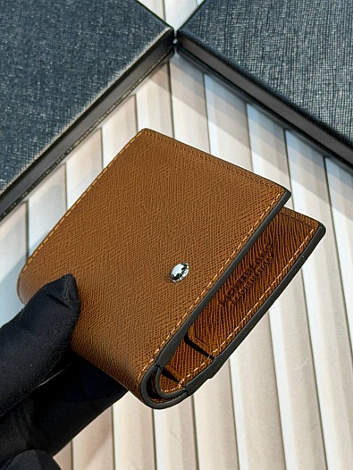 Кожаный кошелёк Montblanc 4CC Sartorial premium 10.5x10 см   