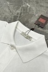 Белое поло Etro с узором пейсли