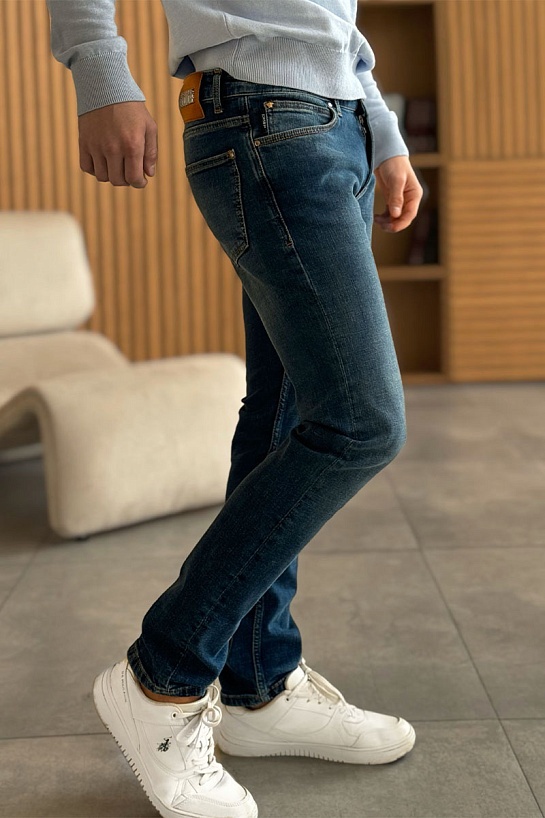 Мужские джинсы синего цвета Versace Jeans Couture