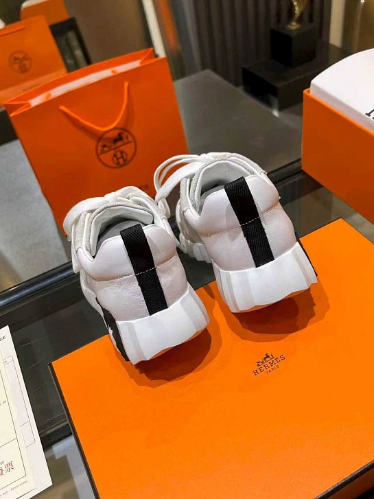 Женские комбинированные кроссовки Hermes Bouncing premium