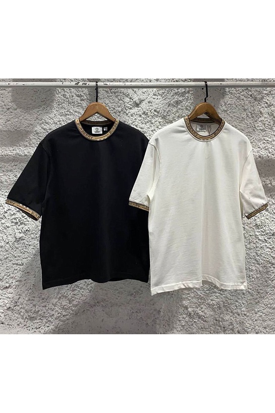 Белая оверсайз футболка Burberry