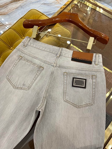 Джинсы Dolce & Gabbana regular fit Premium - Grey   