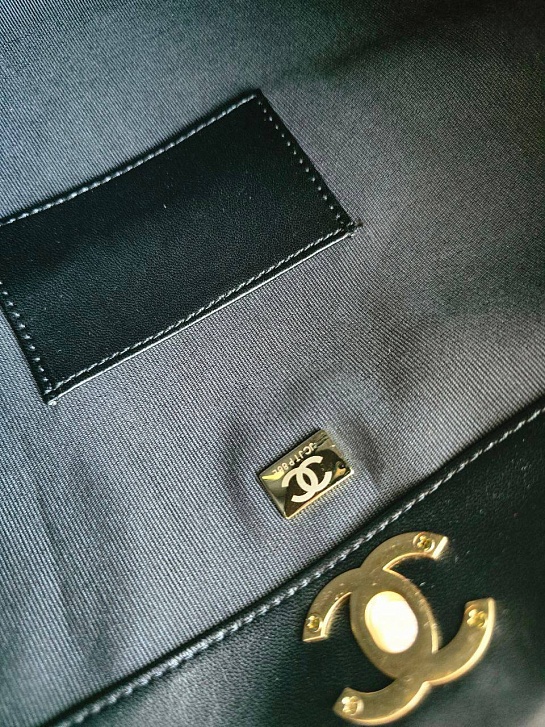 Женская комбинированная сумка Chanel 36x26 см