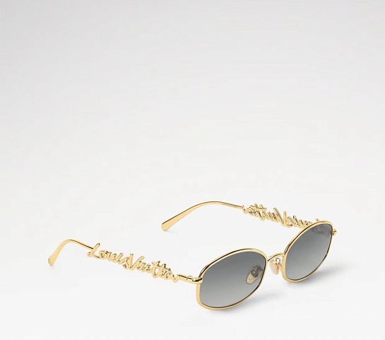 Солнцезащитные очки Louis Vuitton Script Metal Round