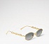 Солнцезащитные очки Louis Vuitton Script Metal Round