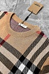 Мужская бежевая кофта Burberry check pattern