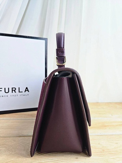 Замшевая сумка Furla Eclisse S 21x17 см   