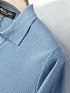 Мужское поло голубого цвета Loro Piana premium