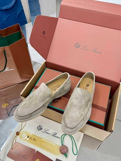 Женские заишевые лоферы Loro Piana Summer Walk premium   