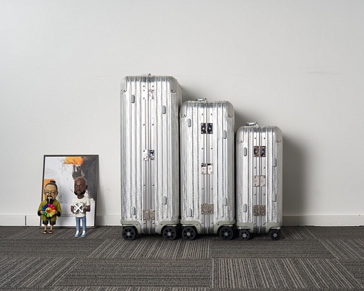 Чемодан Rimowa x Dior Aluminum L Premium 79x48x27 см   