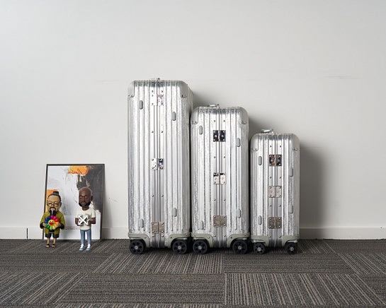 Чемодан Rimowa x Dior Aluminum L Premium 79x48x27 см