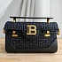 Женская сумка Balmain B-Buzz midi 25x13 см - Black