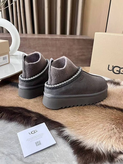 Женские ботинки UGG Classic Mini Cresent - Grey   