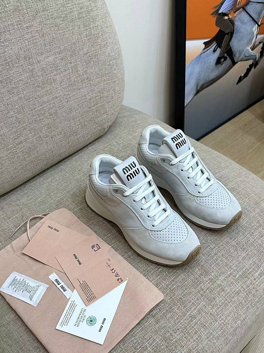 Женские кроссовки MIU MIU Premium - Grey