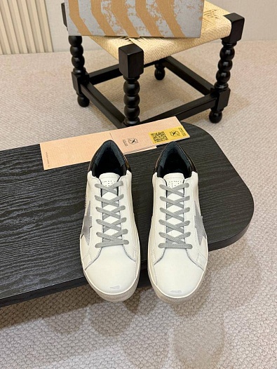 Мужские кожаные кроссовки Golden Goose Super-Star   