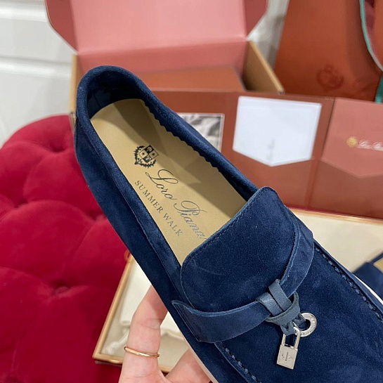 Женские замшевые лоферы Loro Piana Summer Charms Walk premium
