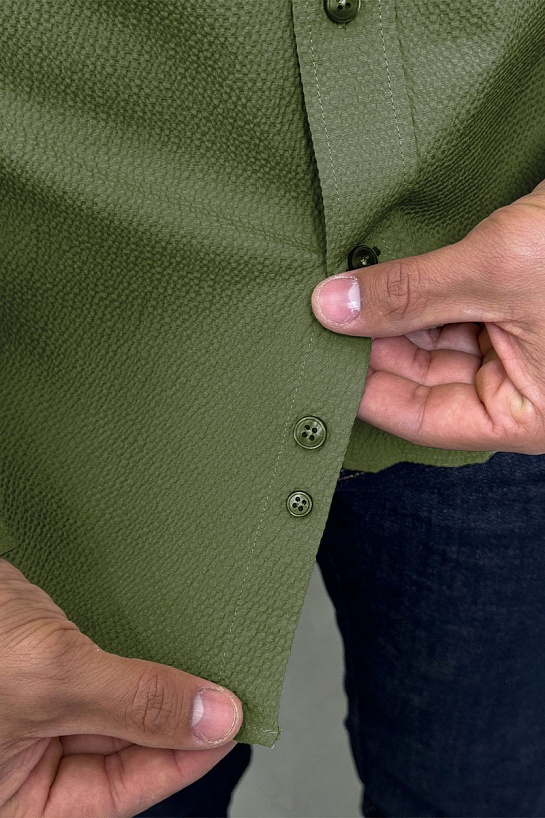 Мужская зелёная рубашка Etro Pegasus logo