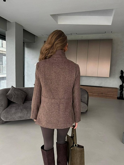 Женское пальто Loro Piana premium - Brown   