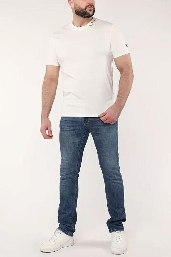 Мужская футболка Paul & Shark logo-patch - White