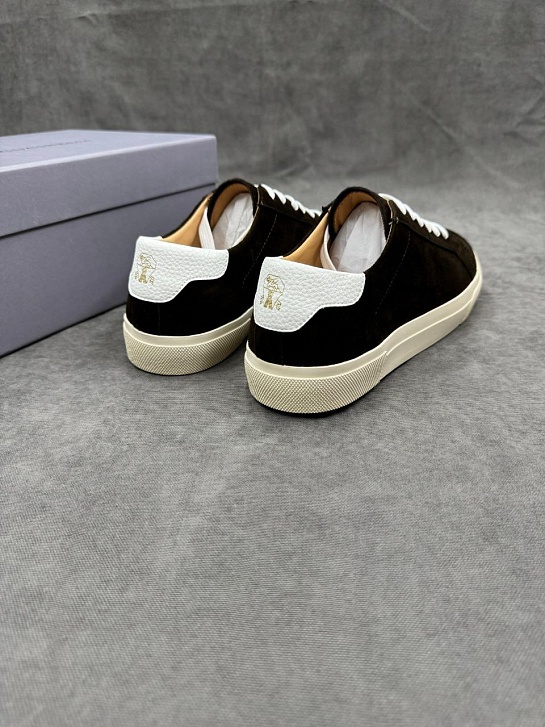 Мужские замшевые кроссовки Brunello Cucinelli