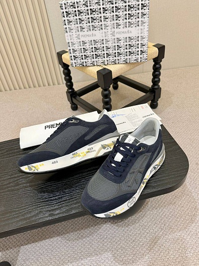 Мужские кроссовки Premiata Moe Run - Navy   