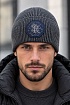 Мужская серая шапка Stefano Ricci