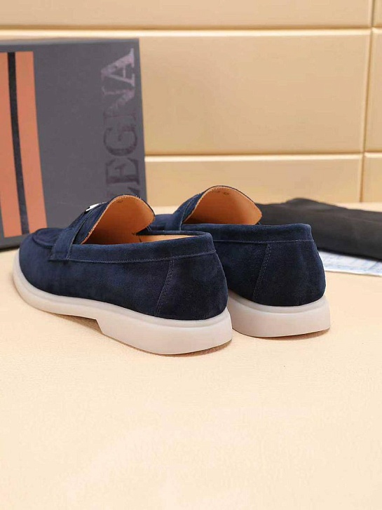 Мужские замшевые лоферы Ermenegildo Zegna