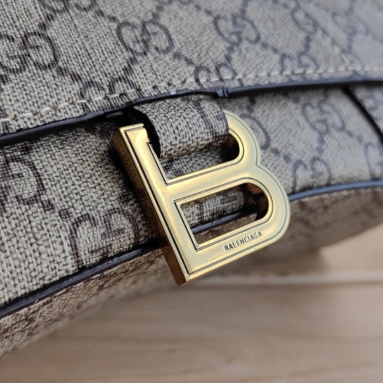 Сумка Gucci x Balenciaga Hourglass Hacker Aria Supreme 23x13 см