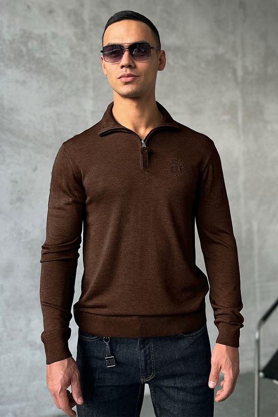 Мужская кофта Billionaire zip-up - Brown