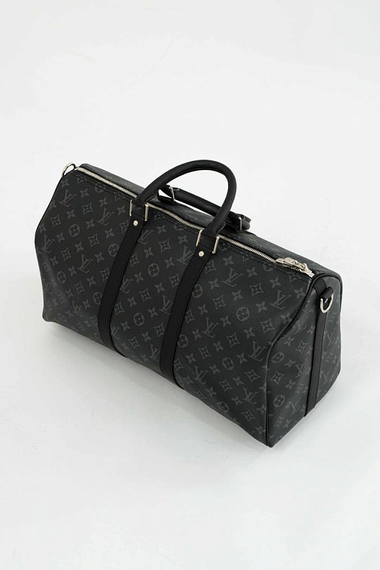 Дорожная сумка Louis Vuitton Keepall Monogram Eclipse 45x27 см
