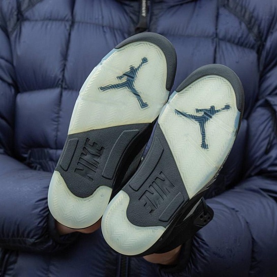 Кроссовки Nike Air Jordan 5 Retro Black Metallic