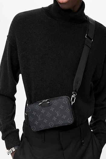 Кожаная сумка Louis Vuitton Alpha Wearable Premium 18x11x6.5 см   