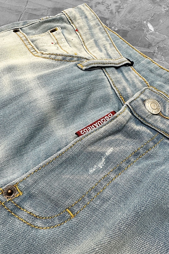 Мужские джинсовые шорты Dsquared2 Denim - Light Blue