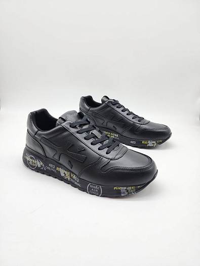 Кожаные кроссовки Premiata Mick - Black   