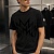 Мужская чёрная футболка Moncler Multi M Logo