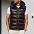 Мужской жилет Moncler logo-patch - Brown