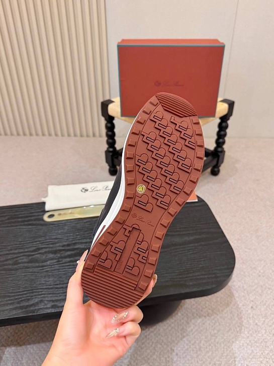 Кроссовки с мехом Loro Piana Week End Walk Evo premium