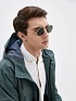 Солнцезащитные очки Ray-Ban Oval Metal - Green