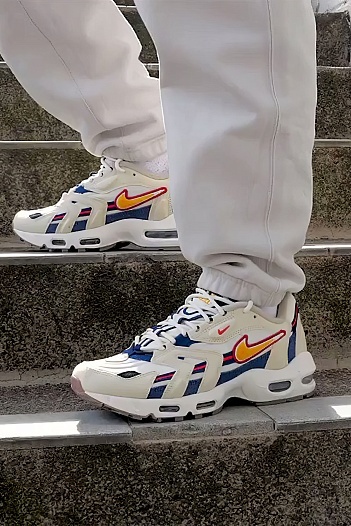 Кроссовки Nike Air Max 96 II - Beach / University Gold / Blue Void   