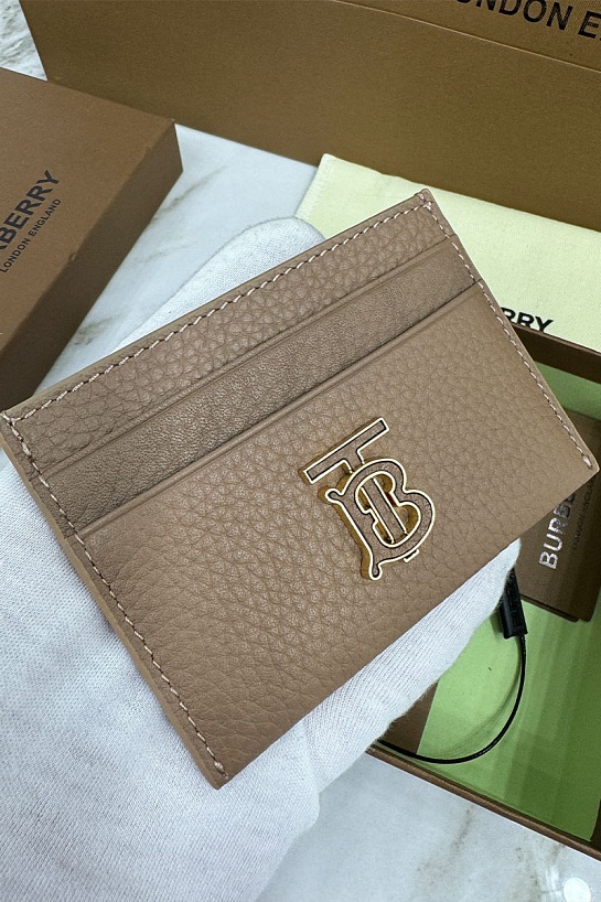Кожаный кардхолдер Burberry Premium 10x7 см