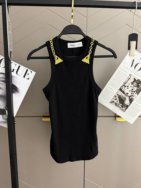 Женская майка Schiaparelli premium - Black