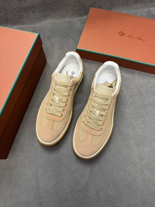 Мужские кроссовки Loro Piana Tennis Walk - Beige