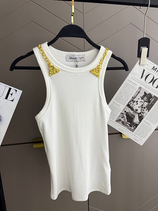 Женская майка Schiaparelli premium - White